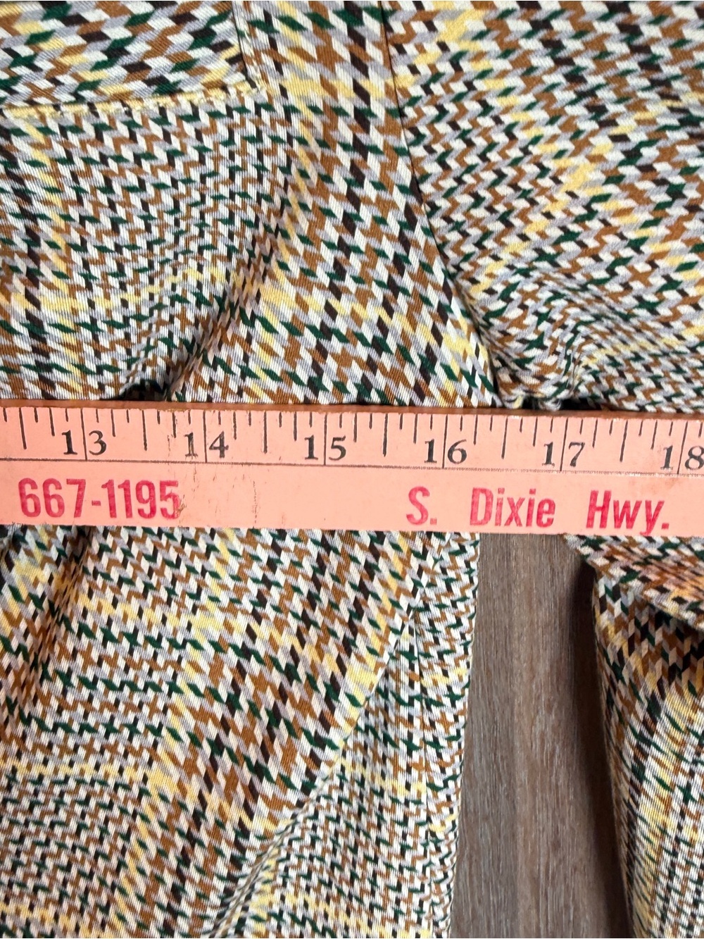 CAbi Plaid Blazer in Tan, Yellow and Black - Picture 4 of 7